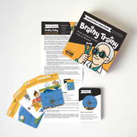 Brainy Trainy. Инженерное мышление Board Games Банда Умников