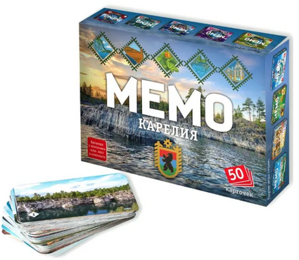 Настольная игра Мемо Карелия (50 карточек) Board Games Нескучные игры Default Title