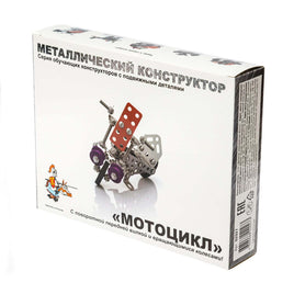 Конструктор металлический с подвижными деталями Мотоцикл Printed books Десятое королевство Default Title