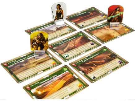Настольная игра Подземелье: Драконы беспощадной пустыни Board games Мир Хобби