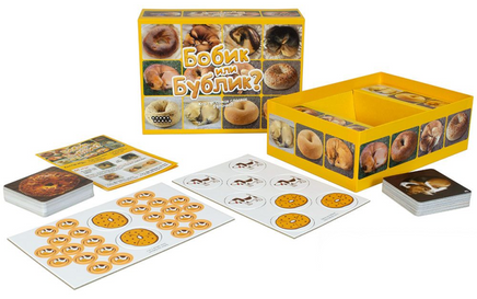 Настольная игра Бобик или бублик? Board games Мир Хобби