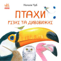 В гостях у природи : Птахи різні та дивовижні (у)