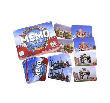 Развивающая игра Мемо Москва Board Games Нескучные игры