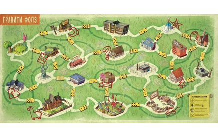 Настольная игра Гравити Фолз Бесконечное лето Board games Мир Хобби