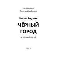Черный город. Акунин Борис