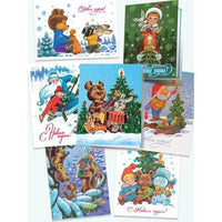Набор 31 новогодняя открытка. Зарубин В. Printed books Речь
