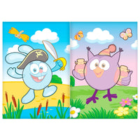 Набор аппликаций Смешарики. 6 штук Printed books Сима-ленд