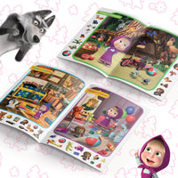 Найди отличия. Набор книг 6 шт А5 Маша и Медведь - [купить в сша] - [Bookvoed US]