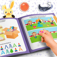 Набор книг IQ наклейки-занималки 6 шт - [купить в сша] - [Bookvoed US]