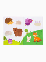 Книги Наклейки-половинки, набор 4 шт. Малышарики - [купить в сша] - [Bookvoed US]