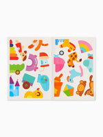 Книги Наклейки-половинки, набор 4 шт. Малышарики - [купить в сша] - [Bookvoed US]