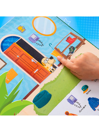 Книга детская 500 первых слов. Синий трактор - [купить в сша] - [Bookvoed US]