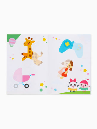 Книги Наклейки-половинки, набор 4 шт. Малышарики - [купить в сша] - [Bookvoed US]