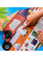 Книга детская 500 первых слов. Синий трактор - [купить в сша] - [Bookvoed US]