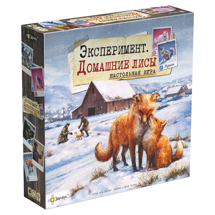 Настольная игра Эксперимент. Домашние лисы Board Games Эврикус