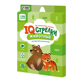 Игра настольная. IQ-стрелки. Животные Printed books Геодом