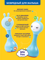 Музыкальная игрушка Умный зайка alilo. Синий трактор Music Toys Abumba