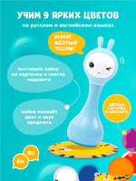 Музыкальная игрушка. Умный зайка alilo. Цвет синий Music Toys Abumba