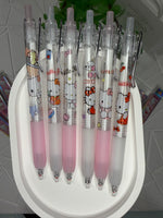 Набор ручек с милыми персонажами 🎀 (6 шт.) Bookvoed US