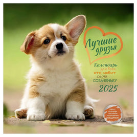Прошлый год(!) Календарь Собаки - лучшие друзья 2025 Wall Calendars Контэнт