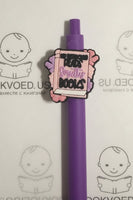 Ручка для книголюбов с объёмным декором — Book Lover Pen. В ассортименте Bookvoed US Purple