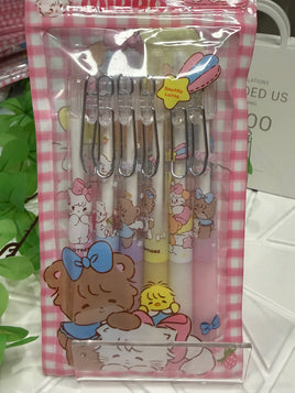 Набор гелевых ручек с мишками (6 шт.) в подарочной упаковке Bookvoed US