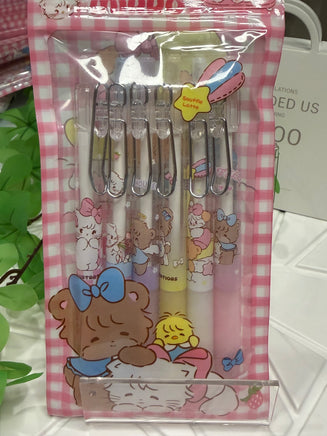 Набор гелевых ручек с мишками (6 шт.) в подарочной упаковке Bookvoed US