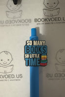 Ручка для книголюбов с объёмным декором — Book Lover Pen. В ассортименте Bookvoed US Blue