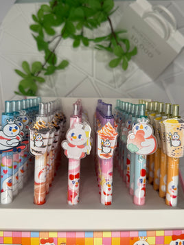 Набор гелевых ручек с десертами и снеговиками 🍦 (6 шт.) Bookvoed US