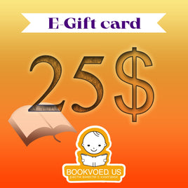 $25 Подарочная карта Printed books Gift Cards Буквоед USA