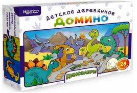 Настольная игра Нескучное домино Динозавры Board Games Нескучные игры