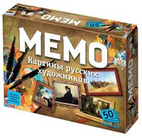 Мемо Картины русских художников Board Games Нескучные игры