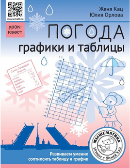 Погода. Графики и таблицы. Обучающий квест Printed books МЦНМО
