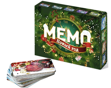 Развивающая игра Мемо Новый год Board Games Нескучные игры