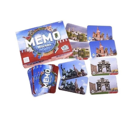 Развивающая игра Мемо Москва Board Games Нескучные игры