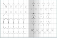 Для детского сада. Тетрадь с прописями. Рисуем по контуру Printed books Омега
