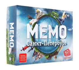 Развивающая игра Мемо Санкт-Петербург Board Games Нескучные игры