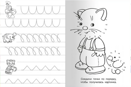 Львенок. Прописи с упражнениями Printed books Омега