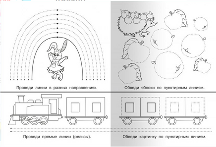 Для детского сада. Первые прописи в клетку Printed books Омега