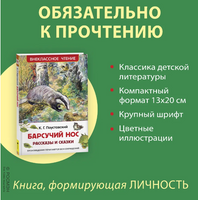 Барсучий нос.Рассказы и сказки. Паустовский К. Printed books Росмэн