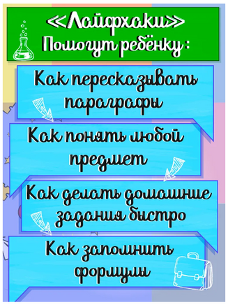Лайфхаки для лёгкой учёбы. Тренажёр повышения успеваемости Printed books Капитал
