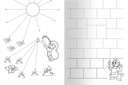 Для детского сада. Прописи с упражнениями Printed books Омега