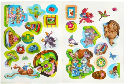 Телефон. Сказка с наклейками. Чуковский К. Printed books Омега