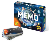 Развивающая игра Мемо Космос Board Games Нескучные игры