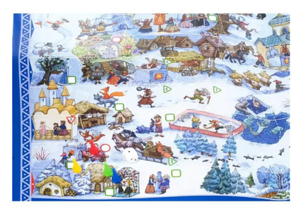 Настольная игра: Игра-путешествие Зимняя сказка Board games Мир Хобби