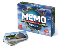 Мемо Достопримечательности России Развивающая игра Board Games Нескучные игры