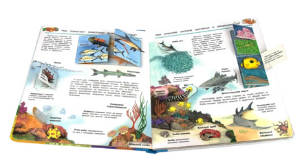 Что? Почему? Зачем? Мир морских животных (с волшебными окошками) Printed books Омега