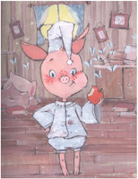 Поросёнок Нюка. Однажды летом. Printed books BHV