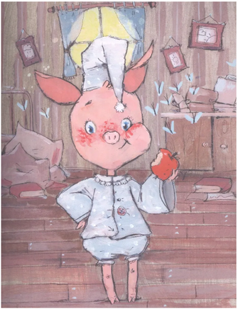 Поросёнок Нюка. Однажды летом. Printed books BHV