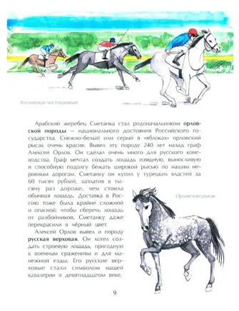 Кони. Дикие, благородные, знаменитые. Лазаренская М. Printed books Настя и Никита